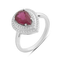 Срібна підвіска Високої якості з рубіном 3.001ct (2182443)