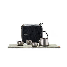 Набір чайний Naturehike NH20CJ007, титан