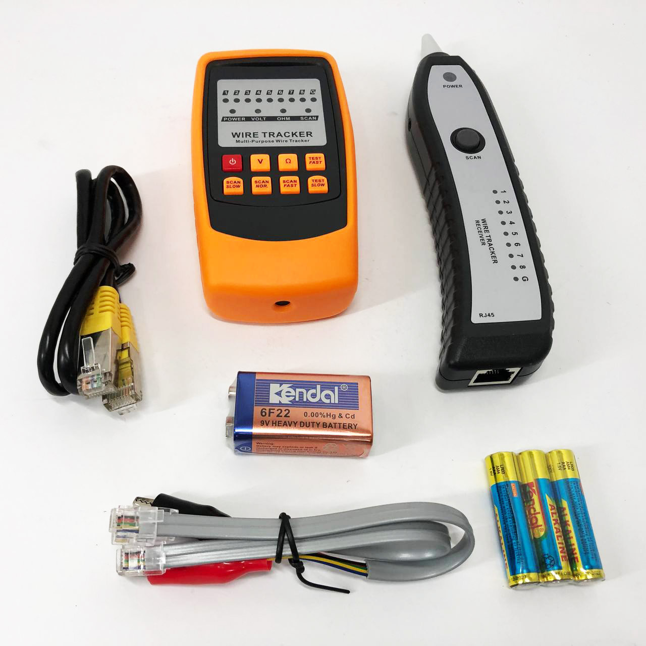 Кабельний LAN тестер трасошукач Веnеtесh GМ 6О з роз'ємами RJ-11 і RJ-45 шукач дротів індикатор проводки JD-65, фото 1