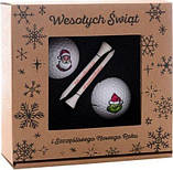 М'ячі для гольфу Nassau Merry Christmas 2 шт, білі, фото 3