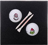 М'ячі для гольфу Nassau Merry Christmas 2 шт, білі, фото 4