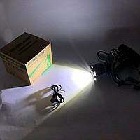 Мощный аккумуляторный налобный фонарик Bailong BL-A13-3-P360, Фонарик на голову для домашних работ XG-35