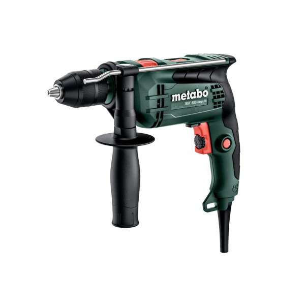 Дриль ударний Metabo SBE 650 Impulse + кейс (0.32 кВт, 10 Н*м) (600743500), фото 1
