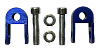 Удлинители амортизаторов 25mm пара d10 +болты синие "LIPAI"