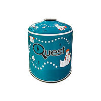 Набір із 12 шт газових балонів різьбових бутанових Quest, 450гр