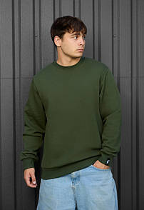 Теплий світшот Staff khaki basic fleece