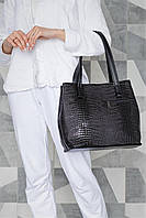 Жіноча Сумка Однотонна Чорна Екошкіра Without Madison Black Shopingo