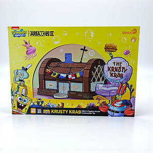 Великий конструктор Ресторан Красті Краб Губка Боб 2770 деталей Спанч Боб підводний світ