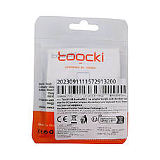 Bluetooth-адаптер Toocki TQ-BTO3 Bluetooth 5.1 Adapter чорний, фото 5