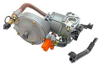 Карбюратор з газовим редуктором та клапаном для генератора 1-4 кВт (1124-100)