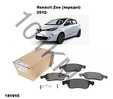 Комплект гальмівних колодок (передні) Renault Zoe (2012-) ICER