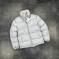 Чоловічий Пуховик Зимовий Найк Синьо-білий Двосторонній Nike Seli