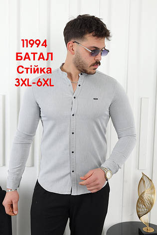 Батальна сорочка Red Stone з довгим рукавом (варений котон), стійка, фото 1