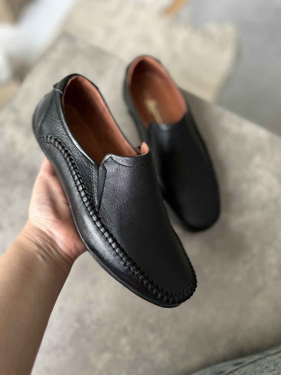 Підліткові шкіряні мокасини 36 р-р