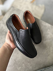 Підліткові шкіряні мокасини 36 р-р