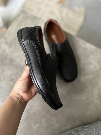 Підліткові шкіряні мокасини 36 р-р, фото 2