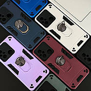 Ударостійкий чохол Armored Ring для Xiaomi Redmi A1 / A2 Amaranth Pink, фото 3