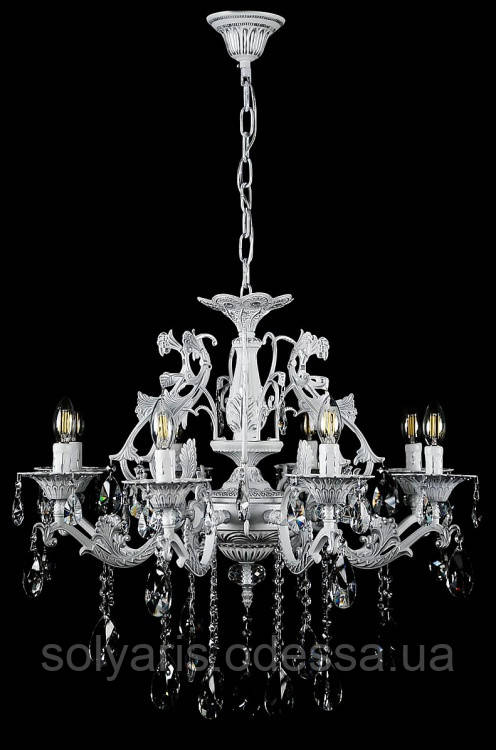 Люстра класична свічка L225235/8 (WT+SL), фото 1