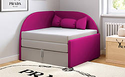 Рожеве Ліжко-Крісло "Малятко": Ніжність та подвійна функціональність