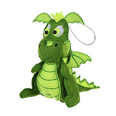 Набір для створення іграшки з фетру "Дракончик", 9х14х16 см