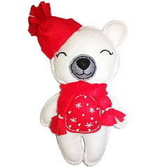 Набір для створення іграшки з фетру "Ведмедик", 7х11 см