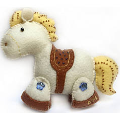 Набір для створення іграшки з фетру "Коник", 18х15 см