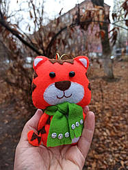 Набір для створення іграшок з фетру "Тигрики", 13х8 см, 2 шт