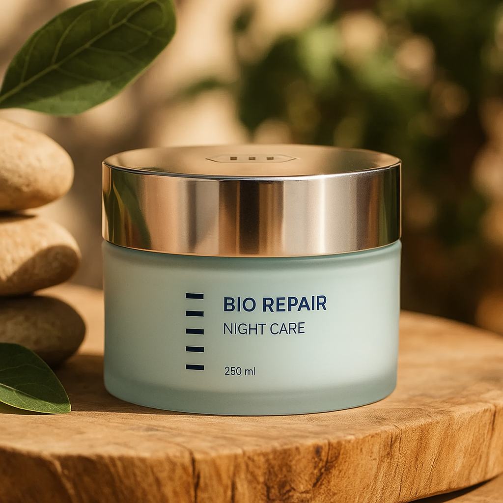 Нічний крем з колагеном для регенерації та зволоження шкіри обличчя Holy Land Bio Repair Night Care 250 ml, фото 1