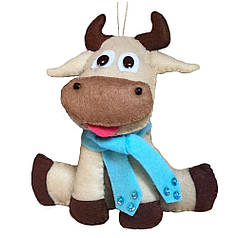 Набір для створення іграшки з фетру "Бичок", 16х15,5 см