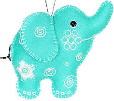 Набір для створення іграшки з фетру "Слоник", 10х11 см