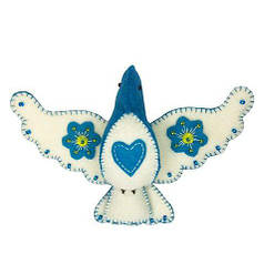 Набір для створення іграшки з фетру "Голуб", 13х18,5 см