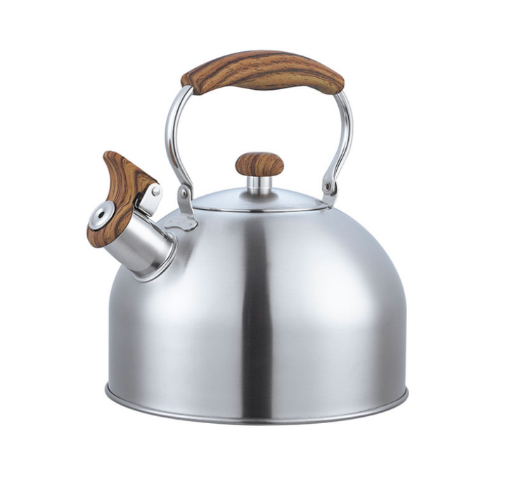 Чайник нержавіючий Zauberg зі свистком та кришкою 2.5 л, фото 1