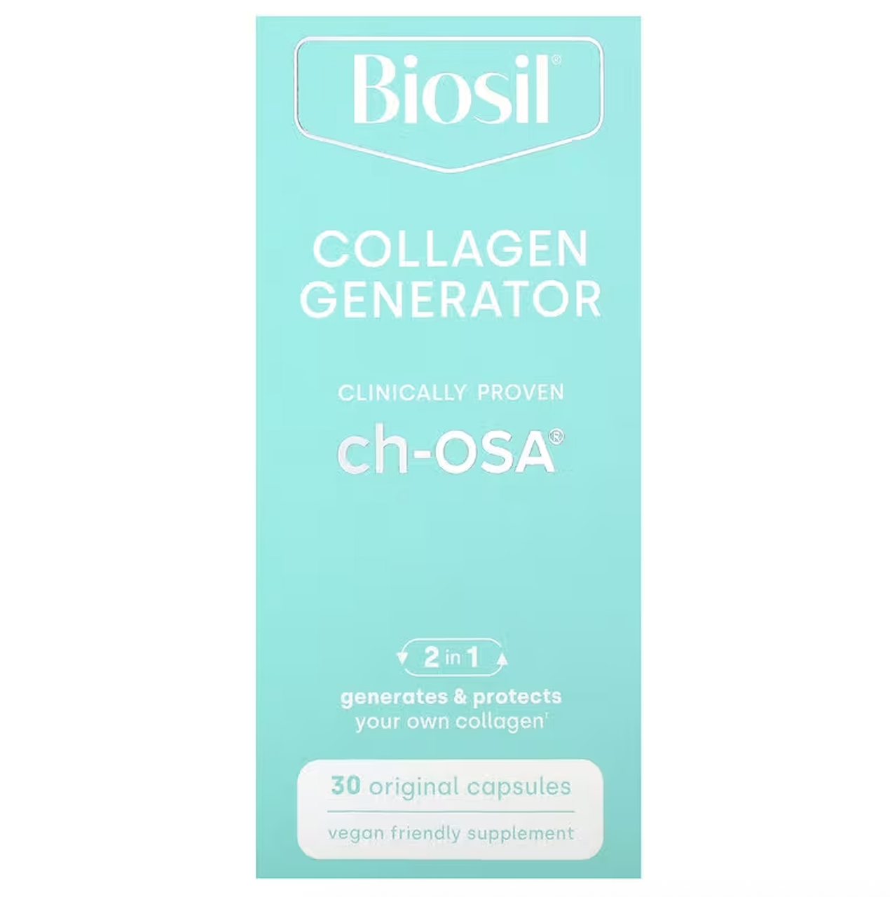 Biosil, засіб для стимулювання вироблення колагену, 30 класичних капсул, фото 1