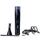 Тример для носата вух VGR V-613 акумуляторний 5 Вт з насадками, фото 3