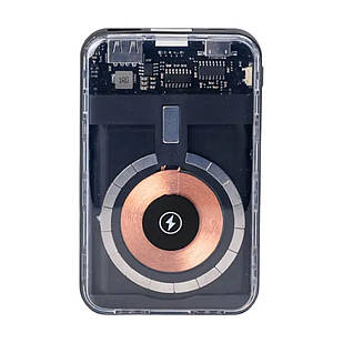 Повербанк з бездротовою зарядкою 10000mah 3 шнури в комплекті X104