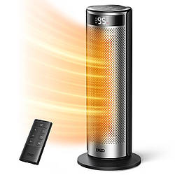 Тепловентилятор Dreo Solaris SH628, 2000 Вт, керамічний нагрівач, термостат, еко-режим, функція вентилятора, коливання 70°, таймер