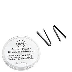 Ножі трапецієподібні для нарізки протектора серія "S145/W", розмір 3-23 мм W1-W6 (20 шт - 1 упак.)