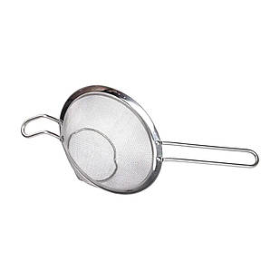 Друшляк-сито з ручкою 16 см дрібнокомірчаста сітка з нержавіючої сталі HP-19-1-16CM