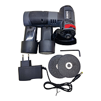 Акумуляторна міні шліфувальна машина FORTE AG-12B, 12 В, 2 Аг, 75 мм, з 2 акумуляторами та зарядним пристроєм, фото 3