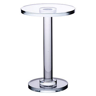 Тортівниця скляна на ніжці 12×18 см кругла стійка для торта, капкейків HP-4-68M