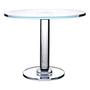 Тортівниця скляна на ніжці 30×24 см підставка для торта, капкейків прозора HP-4-83M