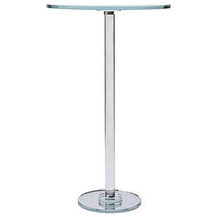 Тортівниця скляна на високій ніжці 30×50 см кругла підставка для торта, капкейків HP-4-87S