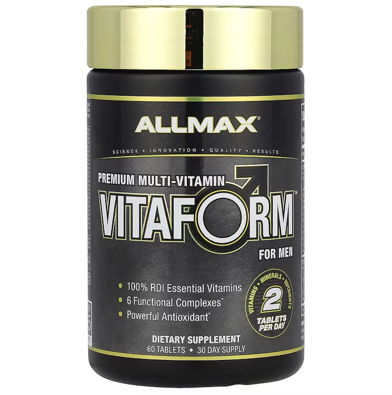 ALLMAX, Vitaform, мультивітаміни преміальної якості для чоловіків, 60 таблеток, фото 1