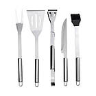 Набір аксесуарів для барбекю, мангала, гриля 5 предметів 40х10х5 см мангальне приладдя HP-20-72, фото 3