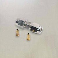 З'єднувач трубки ПВХ прямий нарізний (Dвнут.=4 мм, М8х1,5) RD 01.02.148