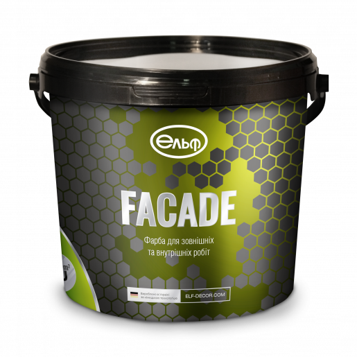 Фарба латексна фасадна матова Elf Facade 5л