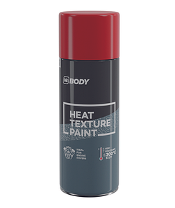 Фарба термостійка HB Body Spray Super Texture 300°С Ferrari Red Червона 400 мл
