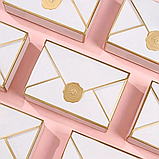 Бонбоньєрка коробочка прямокутна біла, фото 3