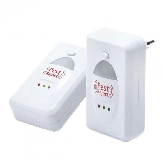 Електронний відлякувач клопів Pest Reject HK02, Ультразвуковий відпугувач, Побутовий відлякувач мишей US-33, фото 1