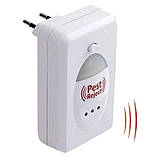 Електронний відлякувач клопів Pest Reject HK02, Ультразвуковий відпугувач, Побутовий відлякувач мишей US-33, фото 6